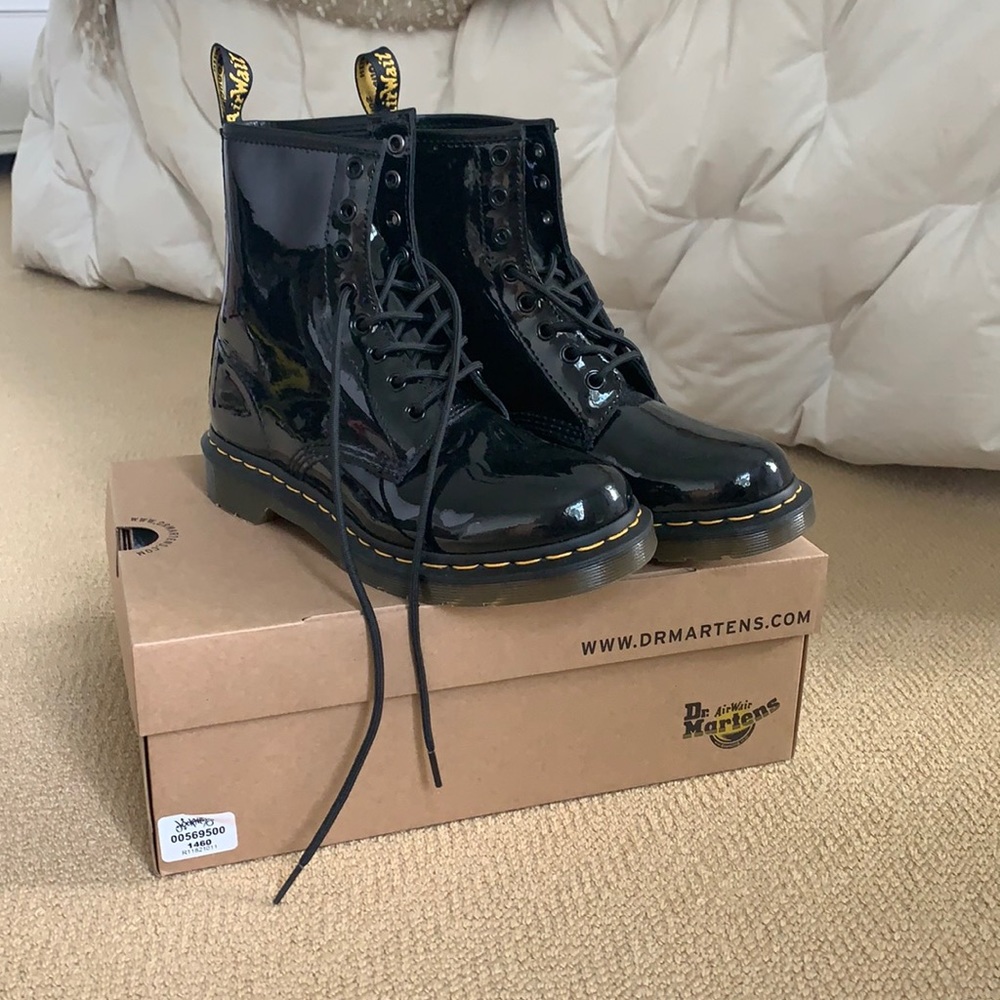 Patent Leather Doc Martens 1460 W